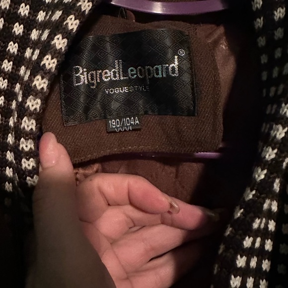 BigredLeopard Men’s XXXL Winter Pea Coat - Picture 3 of 10